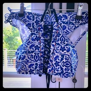 Nanette Lepore Stargazer High Neck Bikini Set